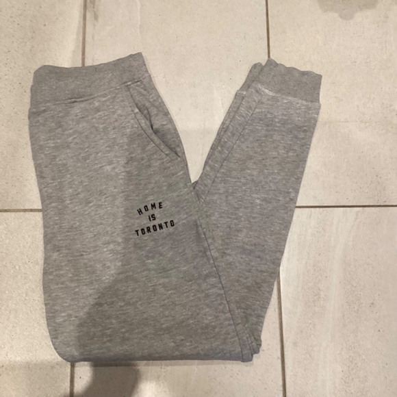 Peace Collective ‘Home is Toronto’’ Premium Joggers - Marled Gray - Size Small - Picture 8 of 8